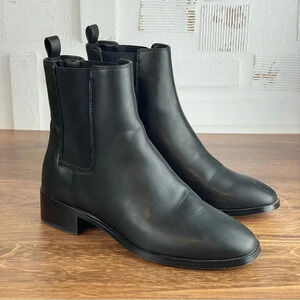 J. Crew Black Ankle Boots